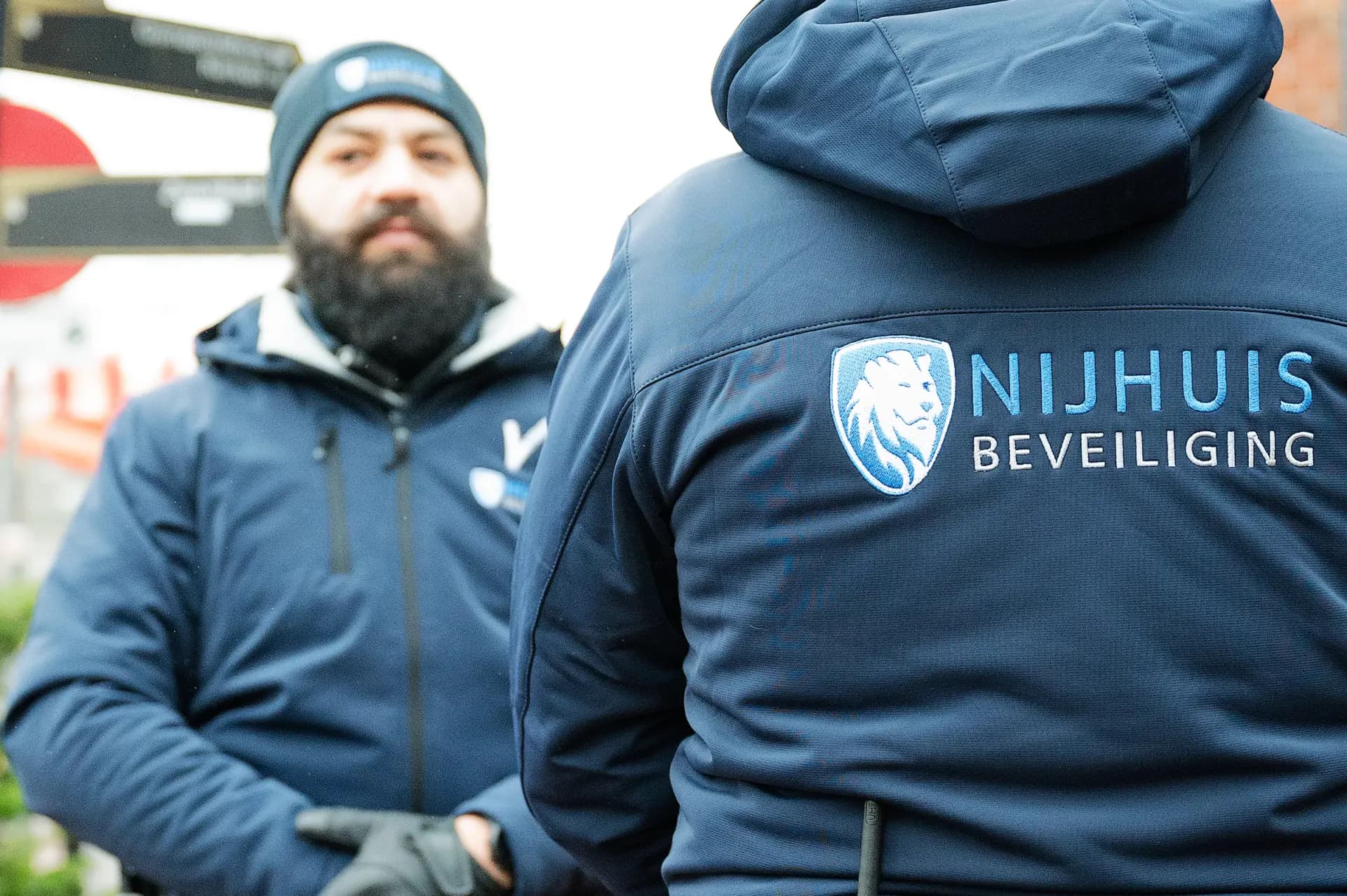 Team van Nijhuis Beveiliging aan het werk tijdens een evenement